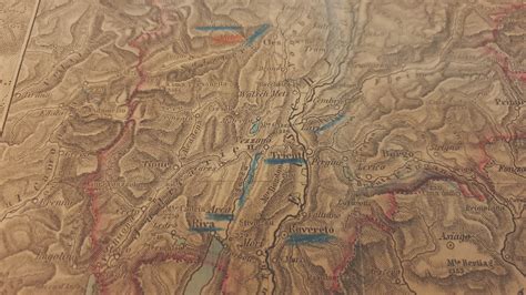 1886 Vintage Map of Tyrol & Voralberg