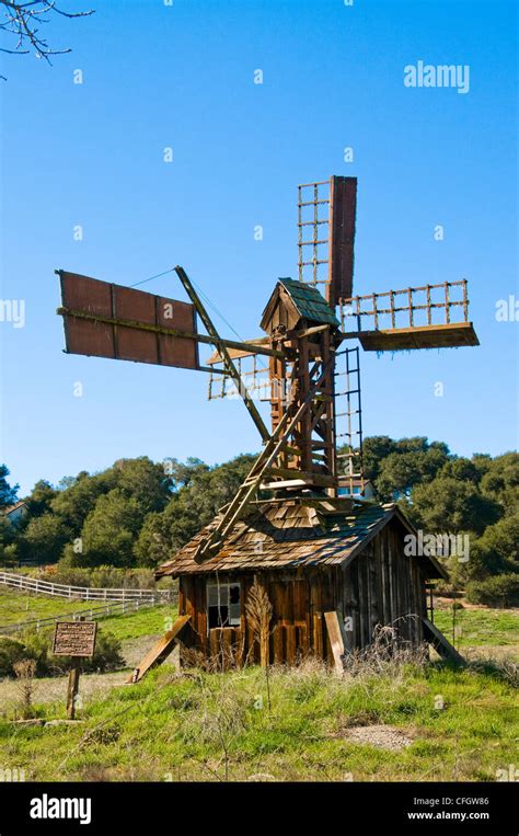 Dutch Windmill Solvang California Stock Photo - Alamy