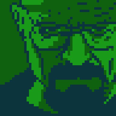 Walter white pixel art