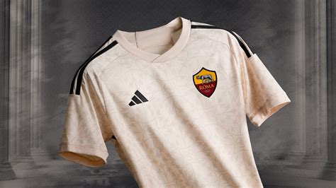 AS Roma unveils new 2023-24 adidas away kit with a nod to the marble ...