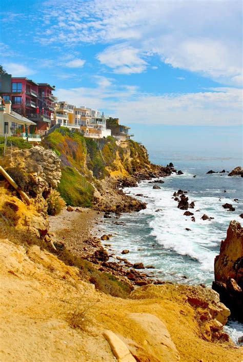 Corona del Mar Homes stock image. Image of shore, beaches - 16274049