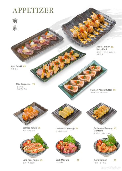 Selalu diperbarui! Menu Gion The Sushi Bar, Sudirman