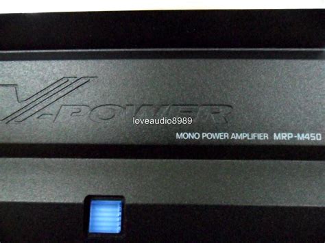 Alpine V-Power MRP-M450 Class D Mono Power Amplifier | eBay