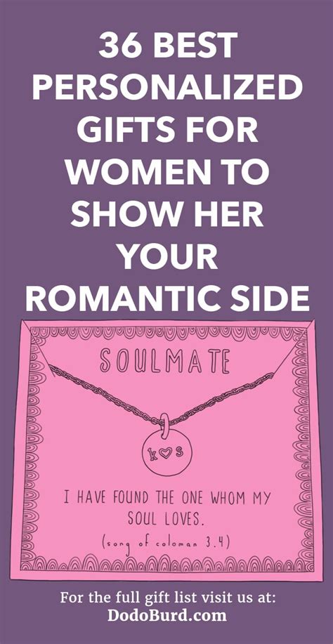 36 Best Personalized Gifts for Her (To Show Your Romantic Side) - Dodo Burd