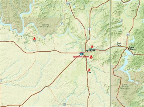 Uncontrolled Wildfire Surrounds Spokane | Northwest News Network