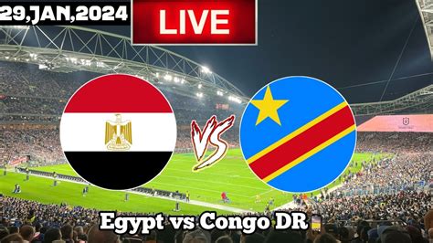 Egypt Vs Congo DR Live Match Today - YouTube