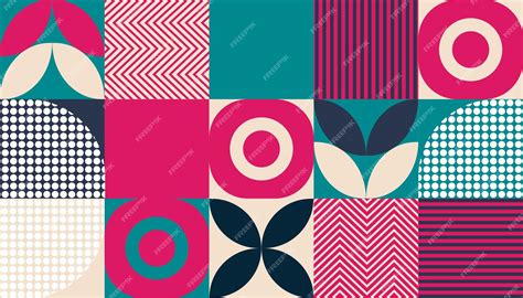 Premium Vector | Pink geometric pattern