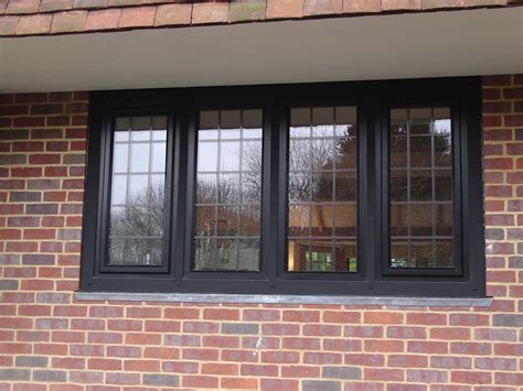 Black Aluminium Window Frames