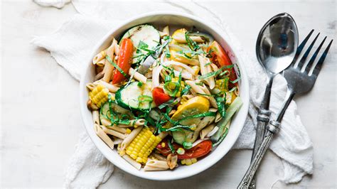 Grilled Vegetable Chickpea Pasta | Heinen's Grocery Store