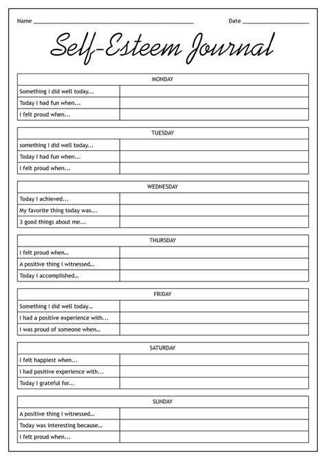 16 Positive Self -Talk Worksheets - Free PDF at worksheeto.com