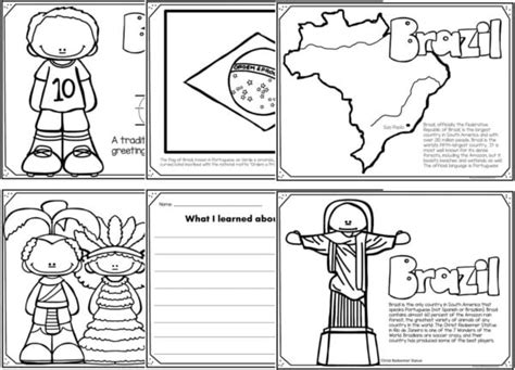 FREE Read Color and Learn about BRAZIL