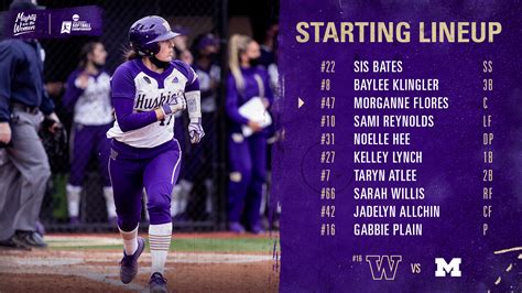 Washington Softball on Twitter: "Ready for another one. # ...