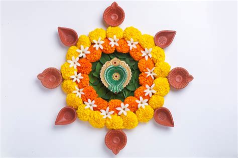Flower Rangoli ideas Rangoli designs to add pop and colour to your Diwali celebrations