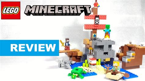 Lego Set Review: Minecraft The Pirate Ship Adventure - YouTube