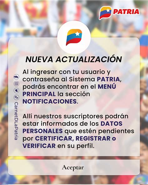 Carnet de la patria on Twitter: "#ATENCIÓN Ingresa con tu usuario y ...