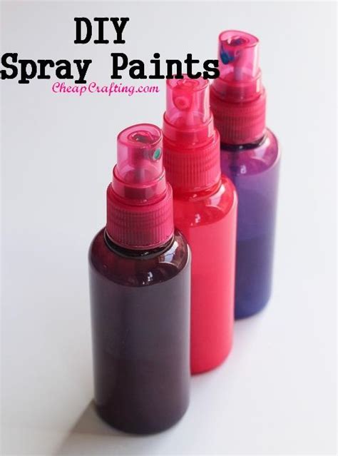 Here’s a #tip for making your own #homemade spray paints so you can make all kinds of fantastic ...