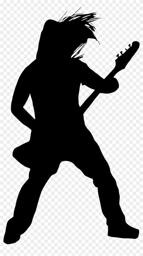 Free Download - Guitar Player Silhouette Png, Transparent Png - 865x1500(#757702) - PngFind