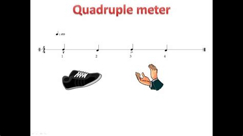 Clapping and tapping - Simple quadruple meter - YouTube