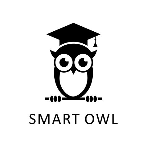 smart owl logo 8222208 Vector Art at Vecteezy