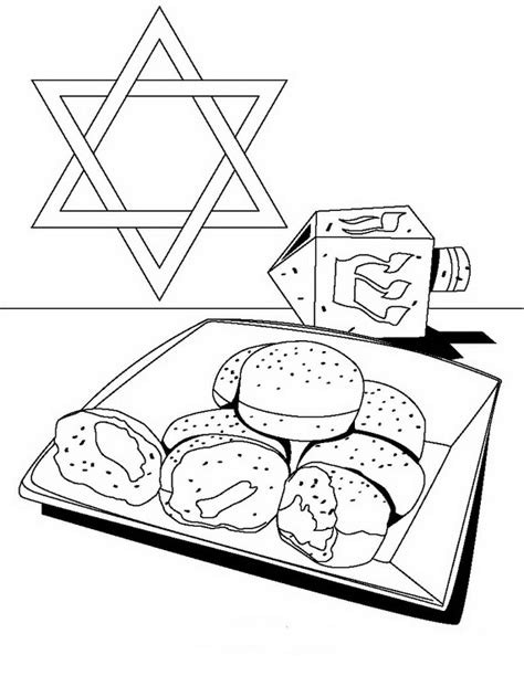 Hanukkah: Star of David Coloring Pages - family holiday.net/guide to ...