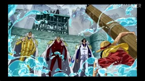 One Piece OST. Luffy vs 3 Admirals - YouTube