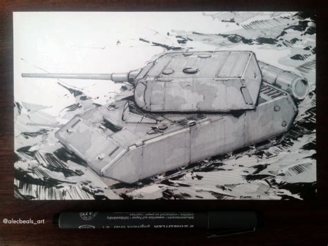 Panzer VIII Maus Sketch : r/WorldofTanks