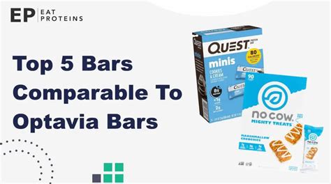 Top 5 Bars Comparable To Optavia Bars