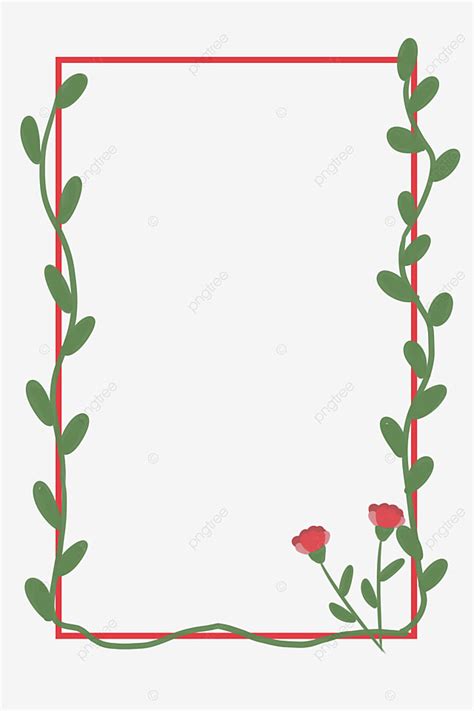 Mother′s Day PNG Picture, Mother S Day Carnation Flower Border, Mother ...