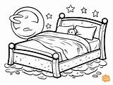 Bedtime Coloring Pages For Kids 2025 sketch template