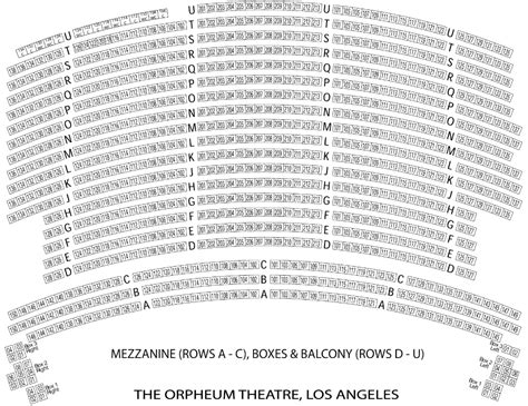 Orpheum New Orleans Seating Chart