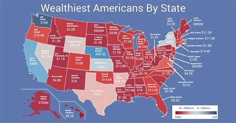 Map shows wealthiest person in each state