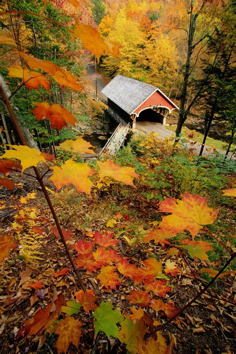 Pretty Autumn Covered Bridge Pictures - Beautiful Bridges - Country Living