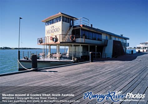 Mundoo moored at Goolwa Wharf, South Australia