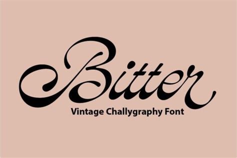 Bitter Script Font - Free Font