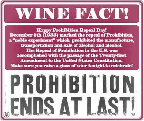 Happy Prohibition Repeal Day! | Blog Your WineBlog Your Wine