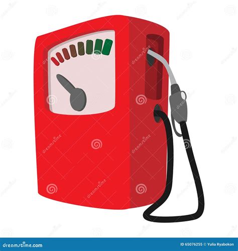 Gas Station Cartoon Icon Stock Vector - Image: 65076255