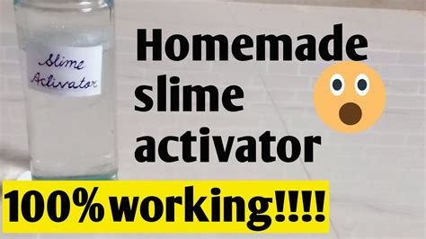 How to make slime activator at home|homemade slime activator|home ingredients slime activator ...