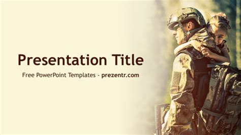 Free Army PowerPoint Template - Prezentr PPT Templates