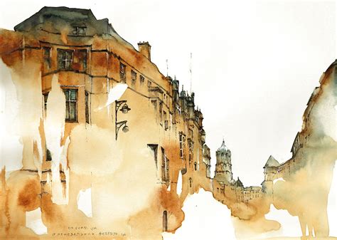 Elusive Architecture in Watercolors of Korean Artist Sunga Park