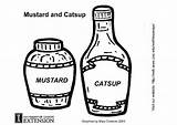Mustard Coloring Page sketch template