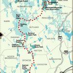 Quabbin Reservoir Hiking Trail Map - TravelsFinders.Com