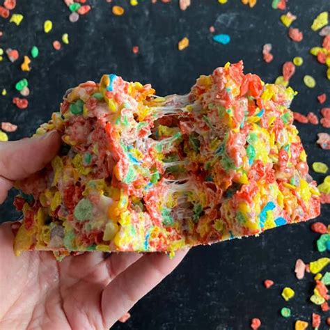 Fruity Pebbles Cereal Bars Recipe (Fruity Pebble Crispy Treats)