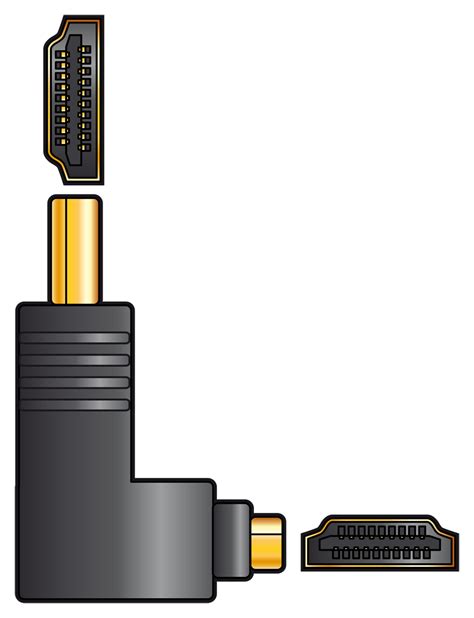 Adaptor HDMI Right Angle Plug – HDMI Socket - Sound Dynamics