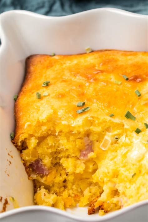 Loaded Cornbread Casserole Recipe - The Cookie Rookie®