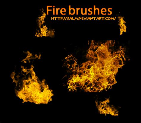 Fire Brush Photoshop | Template Business