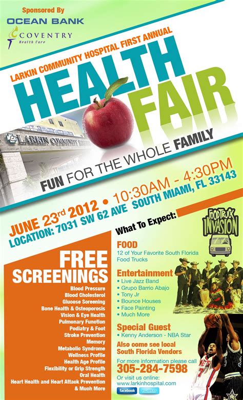 Health And Wellness Flyer Template | Health fair, Flyer template, Flyer