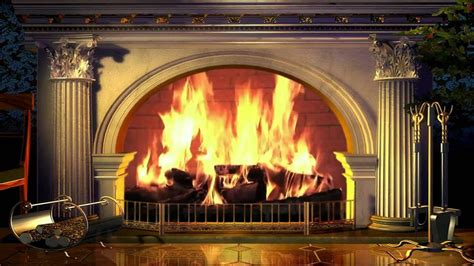 Beautiful Fireplace and Soft Crackling Fire 🎧 Belle Cheminée et Doux ...