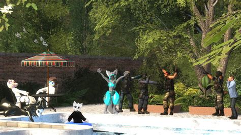 Pool Party by RikoRobert on DeviantArt