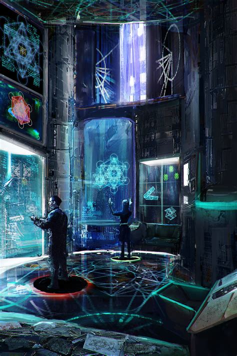 Meta Lab by Callen Desmond | Sci-Fi | 2D | CGSociety | Sci fi concept ...