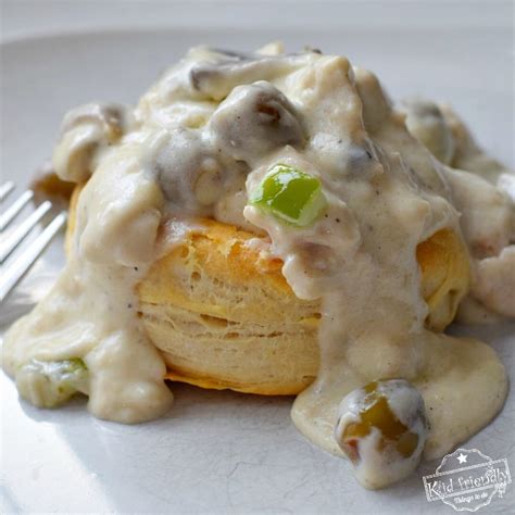 A Chicken Ala King Recipe Served Over Biscuits Easy and Delicious